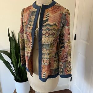 Vintage 1960s Vera Maxwell Tapestry Jacket